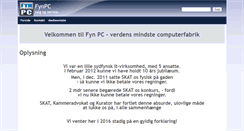 Desktop Screenshot of fynpc.dk