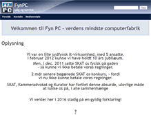 Tablet Screenshot of fynpc.dk